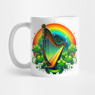 Irish Harp Heraldry celebrating St. Patrick's Mug